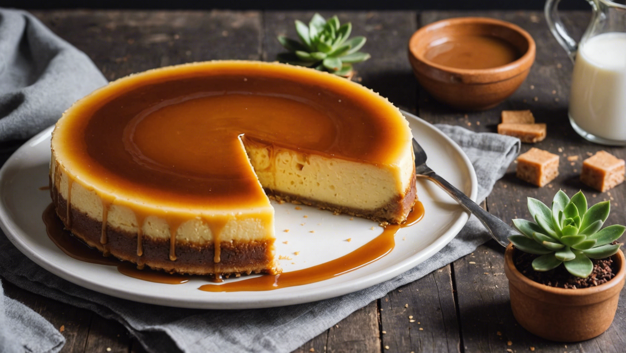 découvrez les étapes faciles pour préparer un délicieux flan au lait de coco et au caramel, un dessert succulent à savourer en toutes occasions.