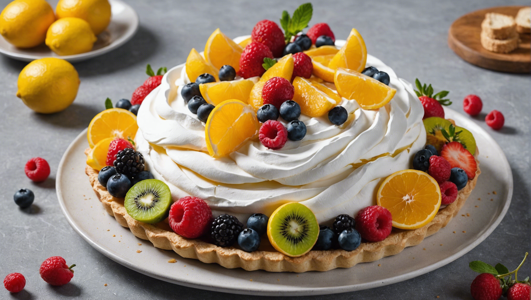 découvrez les étapes pour réaliser une délicieuse pavlova aux agrumes, une recette gourmande et rafraîchissante à savourer en toutes occasions.