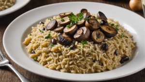 découvrez tous les secrets pour préparer un délicieux risotto aux champignons avec thermomix et régalez-vous avec cette recette savoureuse et facile à réaliser.