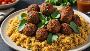 découvrez tous les secrets pour préparer un succulent couscous agrémenté de délicieuses boulettes et de savoureuses keftas.
