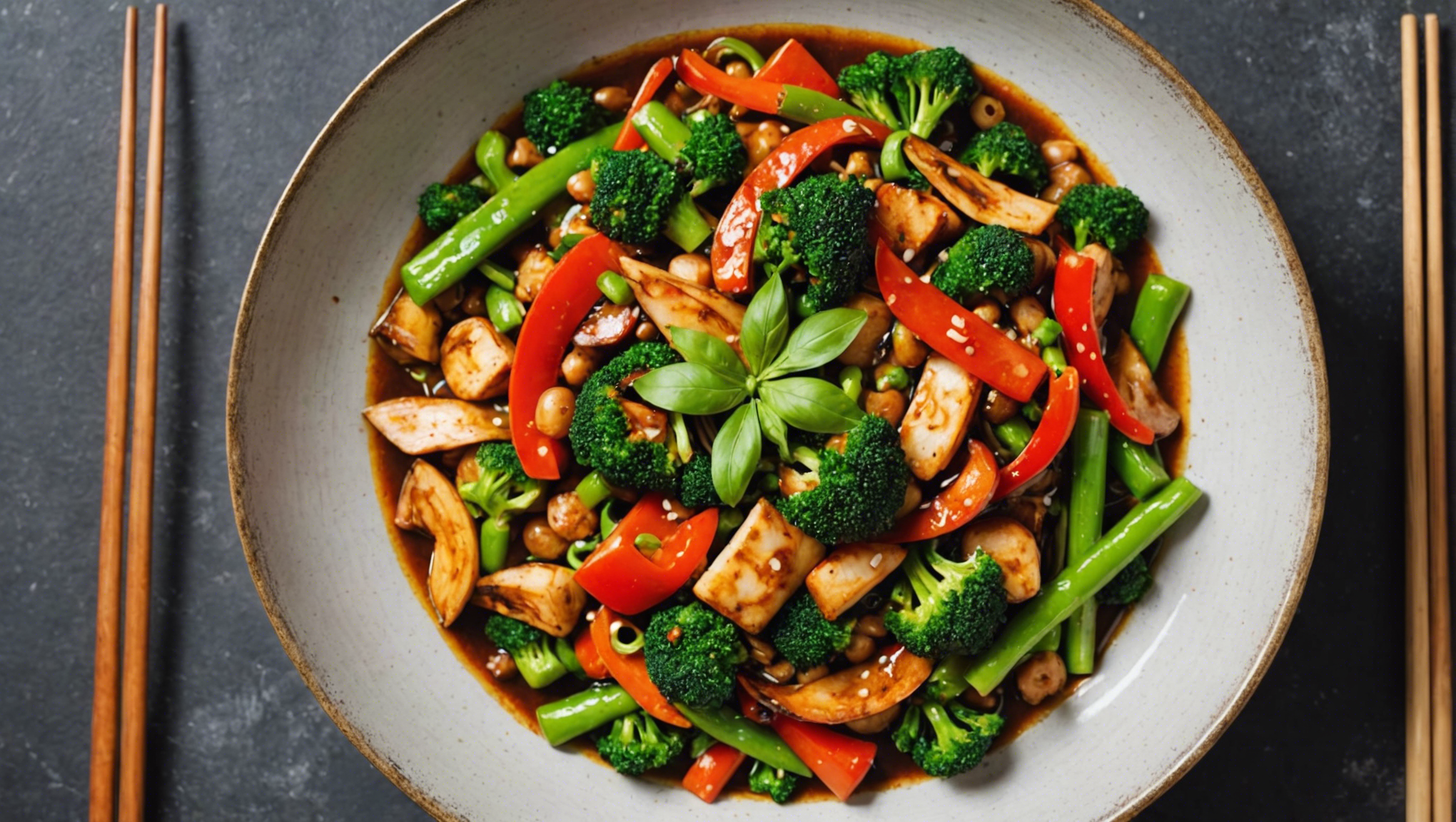découvrez ma recette secrète pour un délicieux wok de légumes aux épices et à la sauce soja, un plat équilibré et savoureux à partager en famille ou entre amis.
