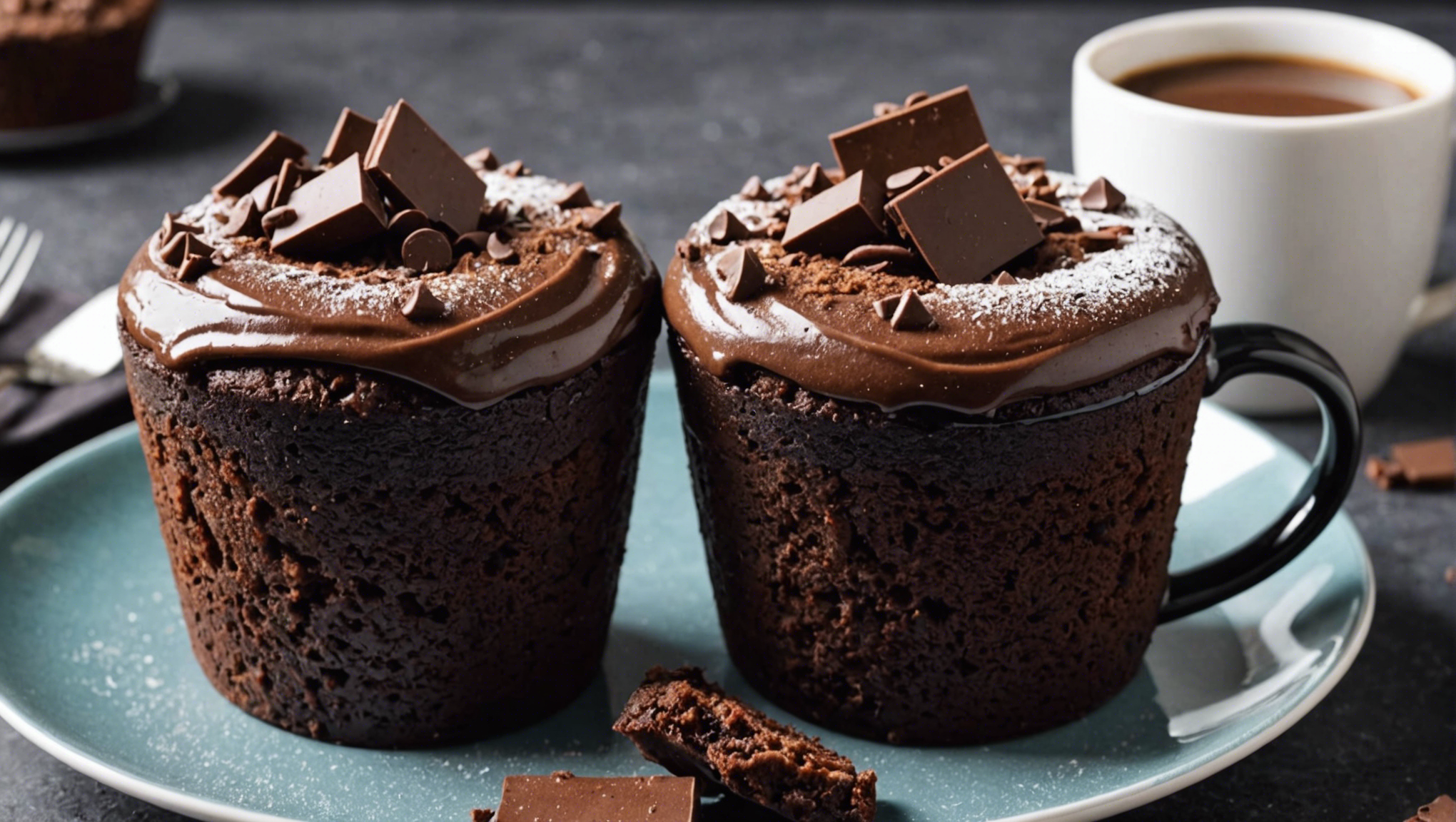 découvrez notre recette de mug cake chocolat rapide et sans œuf pour une gourmandise express. un dessert délicieux et facile à préparer en quelques minutes.