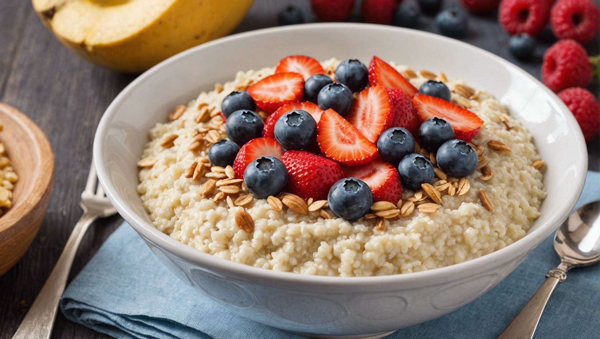 découvrez comment concocter un délicieux dessert diététique avec la recette de porridge dukan ! simple et savoureux, ce dessert sain vous permettra de vous faire plaisir tout en prenant soin de votre ligne.