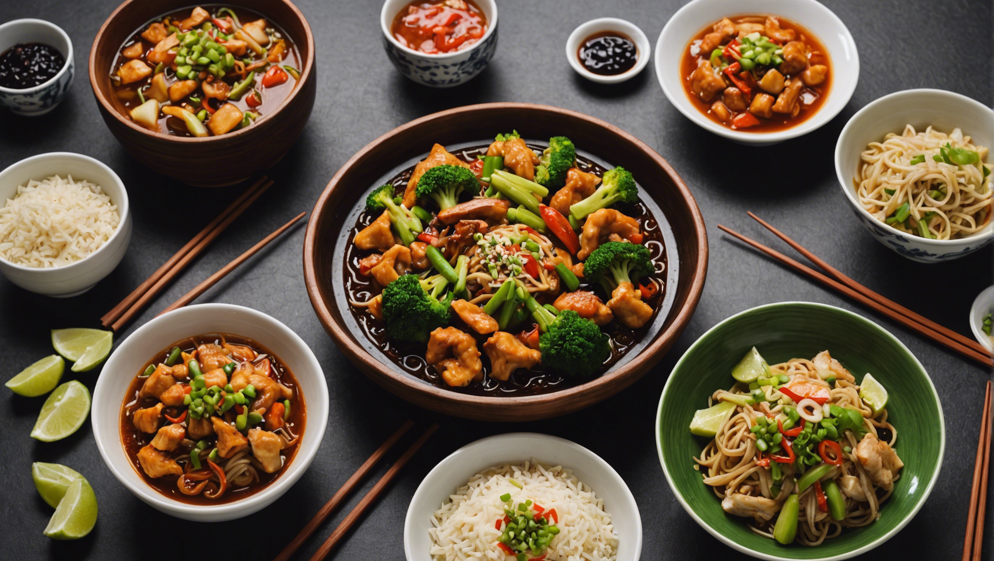 découvrez les recettes ancestrales de la cuisine chinoise et initiez-vous aux saveurs traditionnelles de l'empire du milieu.