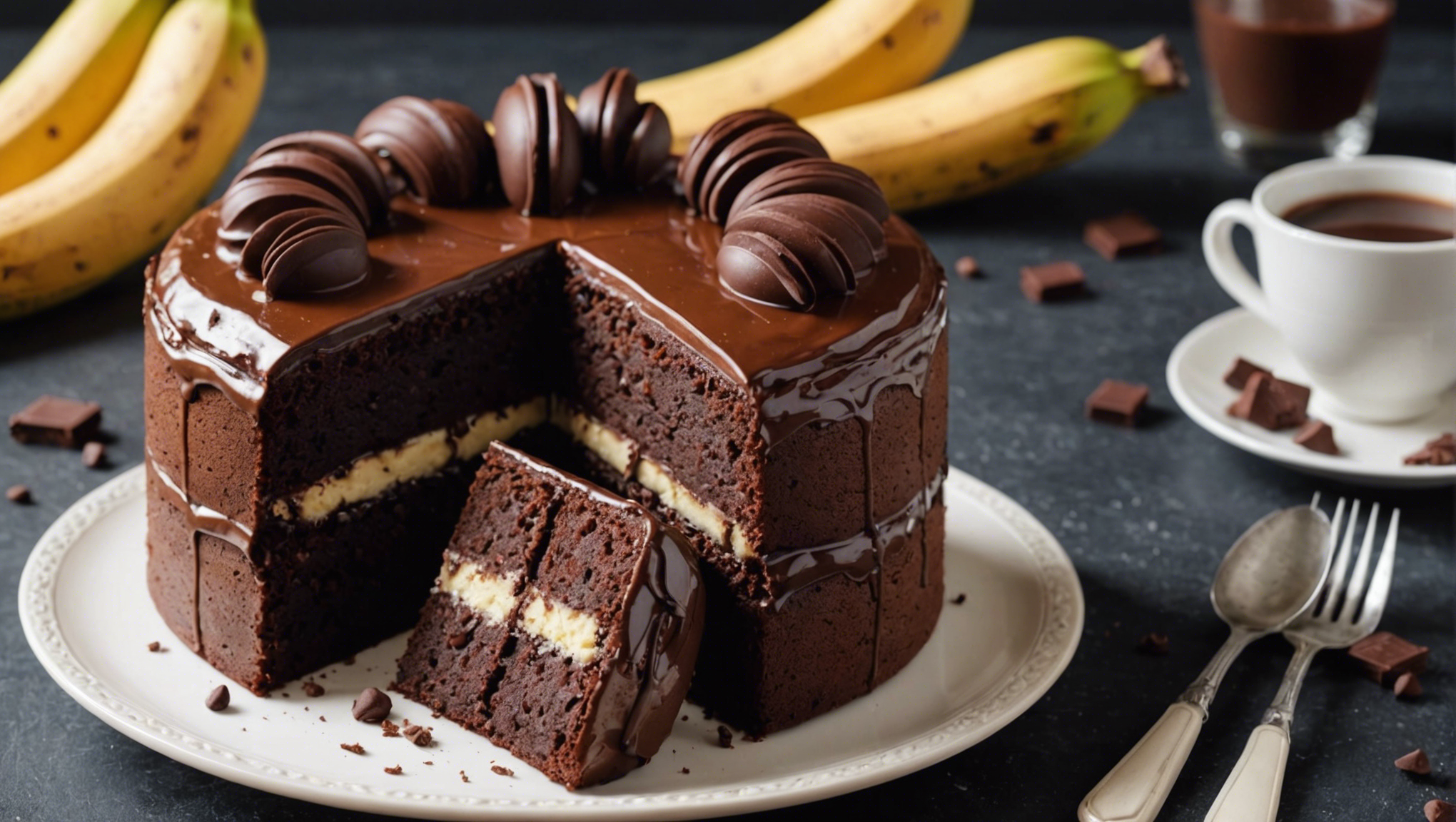 découvrez la délicieuse recette du cake moelleux à la banane et au chocolat sans beurre. un dessert gourmand et facile à réaliser.