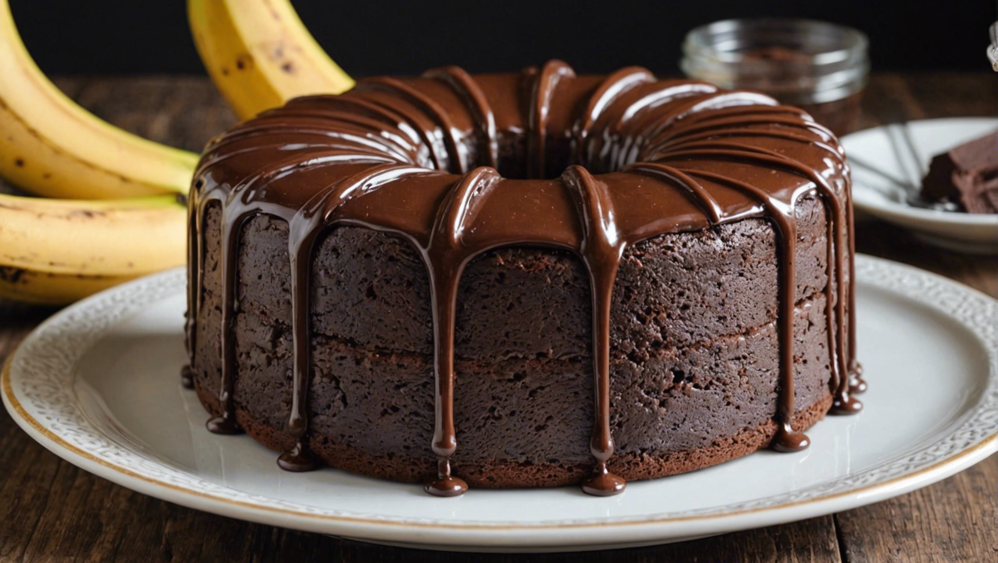 découvrez la recette d'un délicieux cake moelleux à la banane et au chocolat, sans beurre. un pur délice à déguster en toute gourmandise !