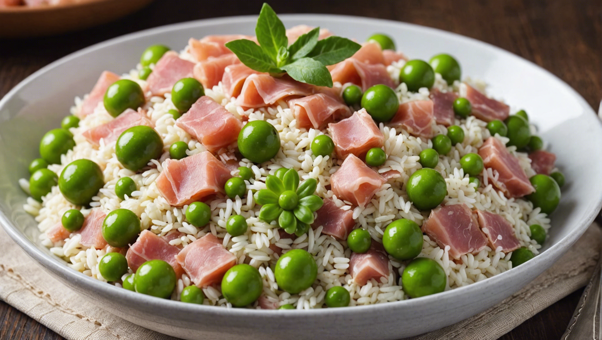 découvrez la recette pour préparer un délicieux dessert de riz cantonais avec des petits pois et du jambon. un plat savoureux qui ravira vos papilles !
