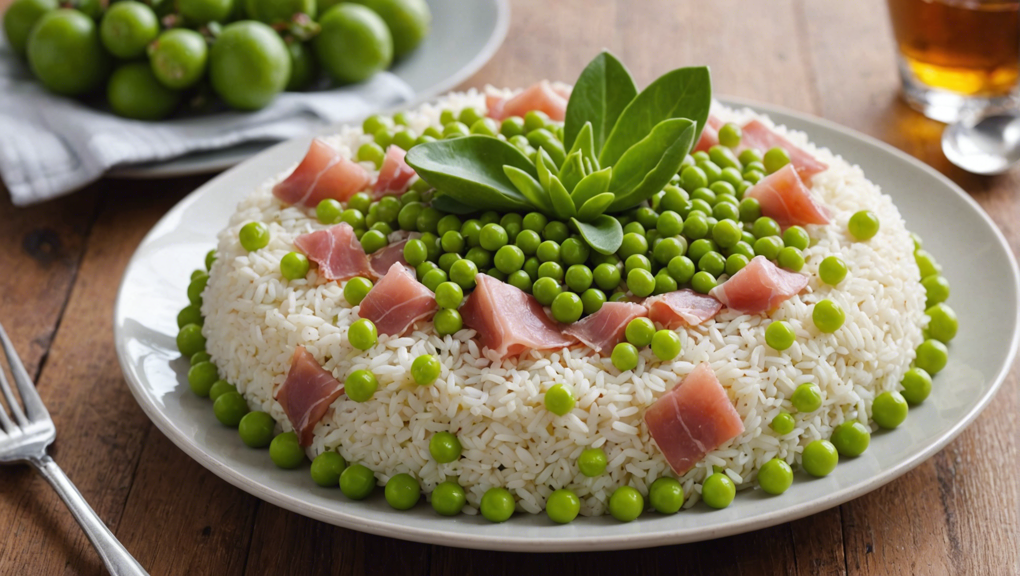 découvrez comment préparer un délicieux dessert de riz cantonais avec des petits pois croquants et du jambon savoureux. une recette succulente à savourer en toute simplicité !