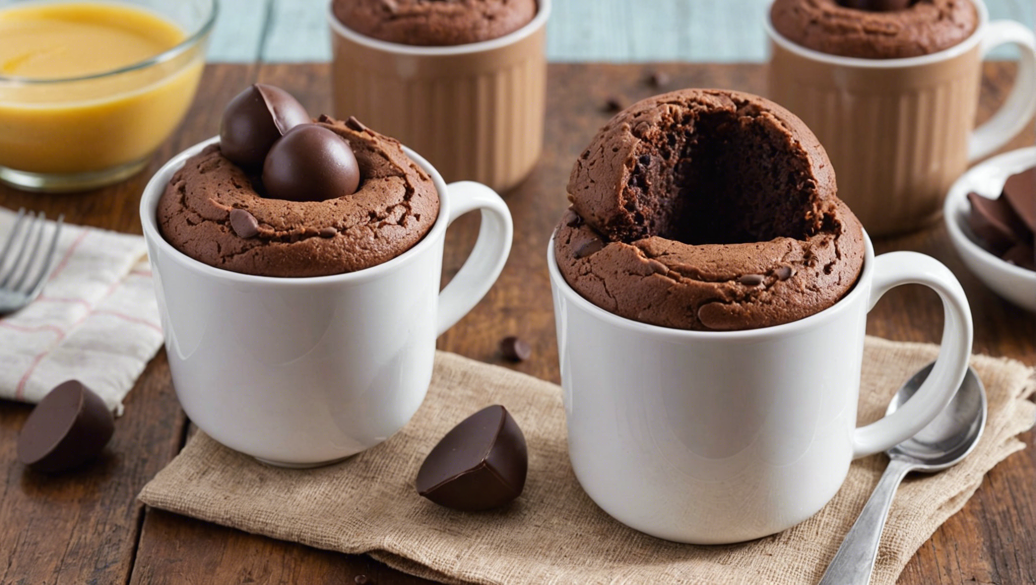 découvrez notre délicieuse recette de mug cake au nesquik, rapide à préparer et savoureux à souhait. un dessert gourmand à déguster en un rien de temps !