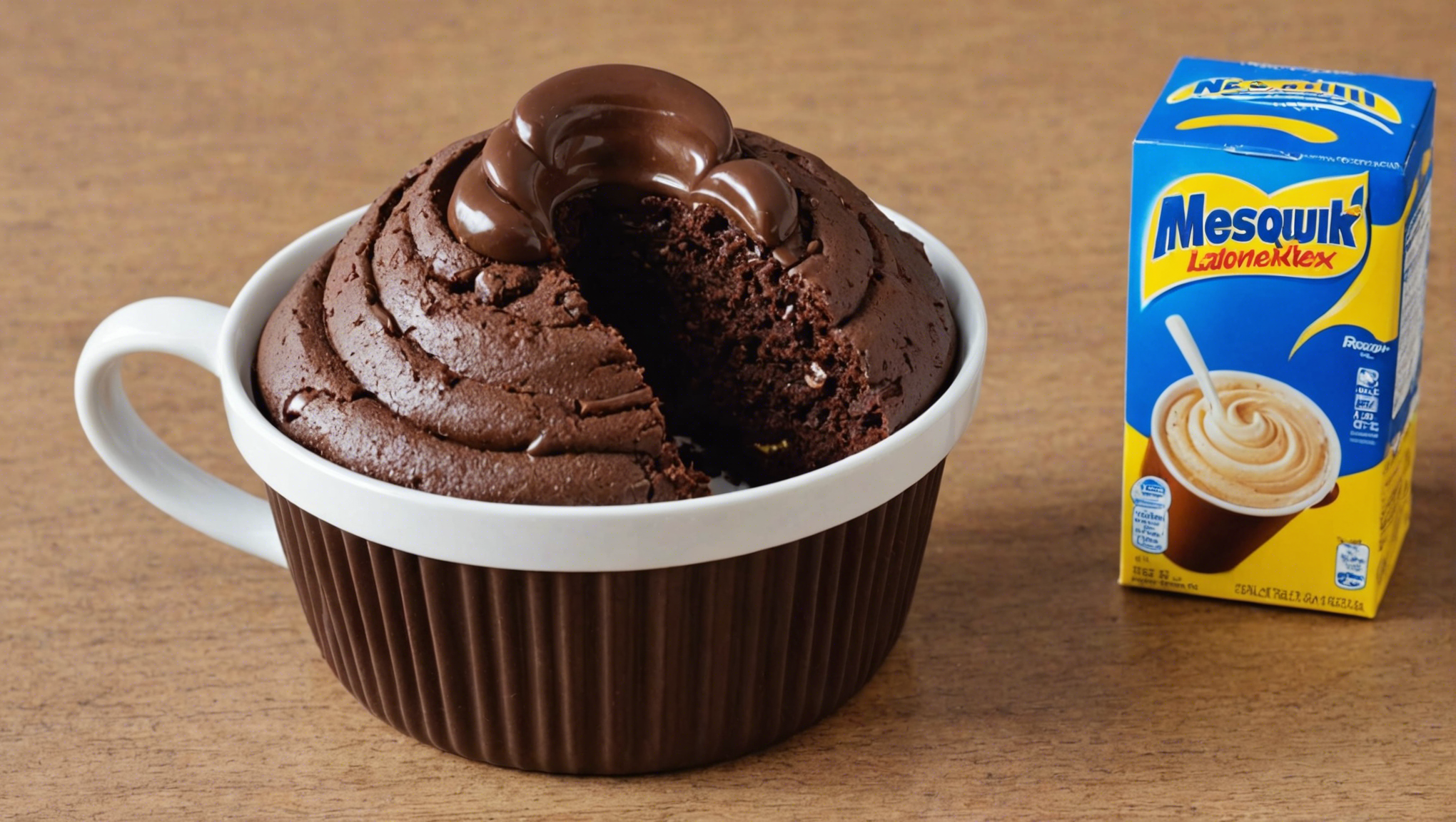 découvrez comment préparer un délicieux mug cake au nesquik grâce à cette recette facile et rapide à réaliser. profitez d'un dessert savoureux en un rien de temps !