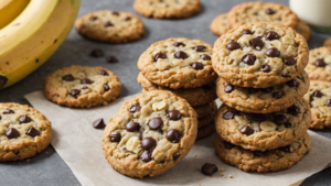 découvrez une recette simple pour des cookies moelleux à l'avoine et à la banane, parfaits pour une pause gourmande et saine.