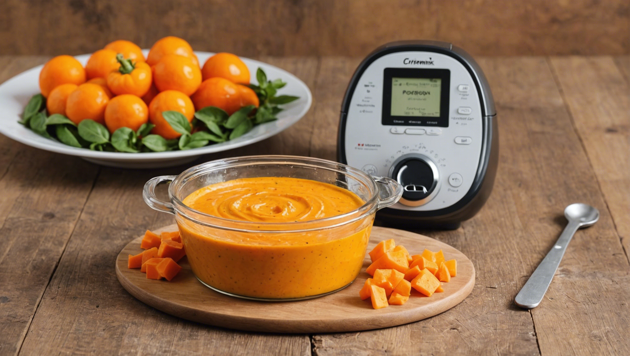 découvrez une recette facile pour préparer une délicieuse crème de poivron faite maison avec le thermomix. savourez cette préparation qui régalera vos papilles et impressionnera vos convives.