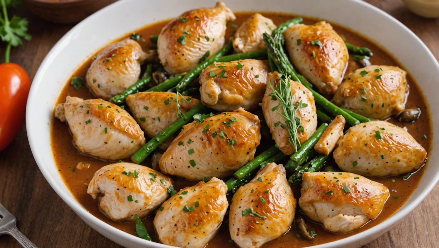 Recette facile pour réaliser des paupiettes de poulet avec le Cookeo