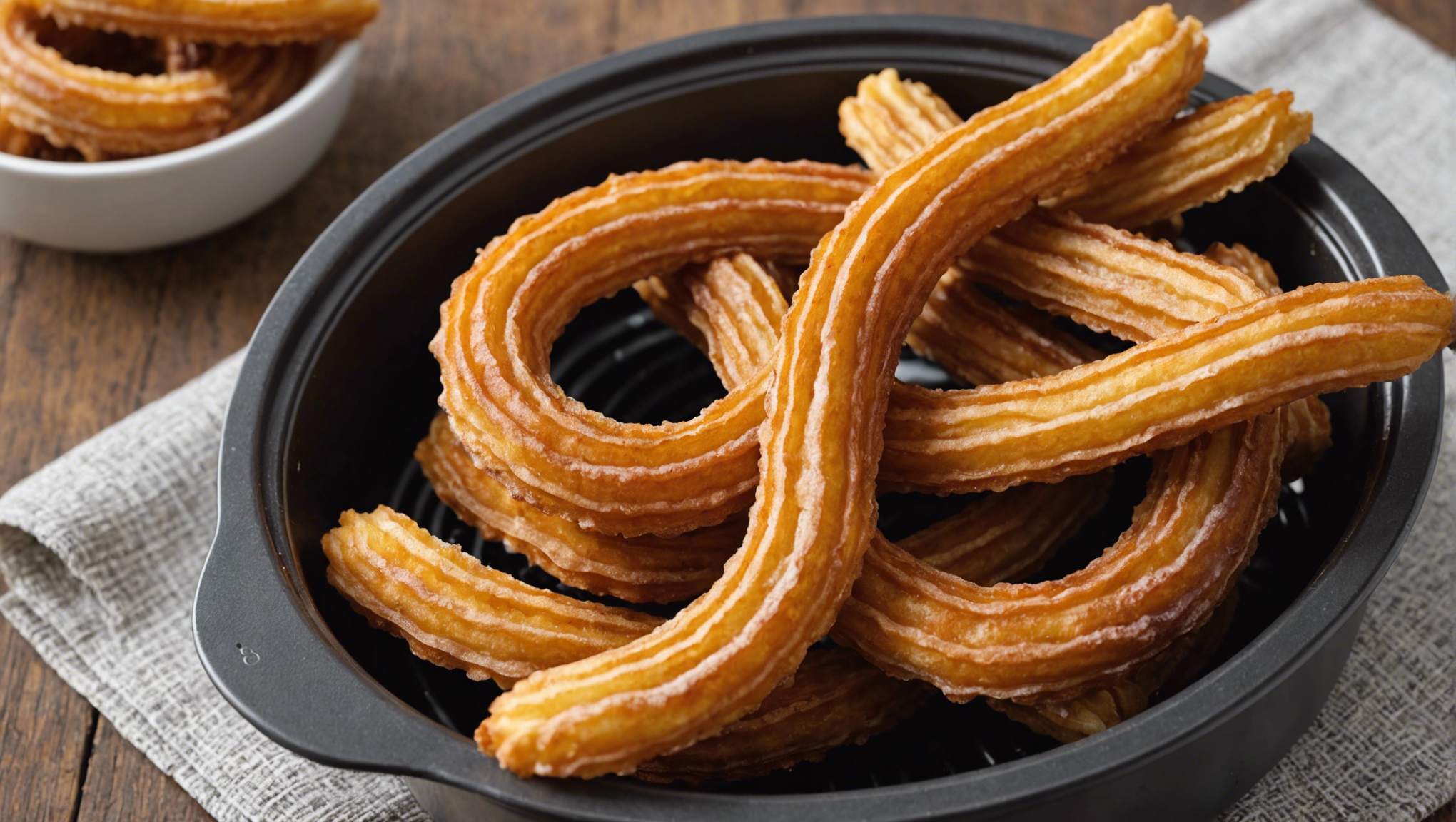 découvrez comment preparer facilement des churros espagnols croustillants en utilisant un airfryer. une recette gourmande et savoureuse à essayer absolument !
