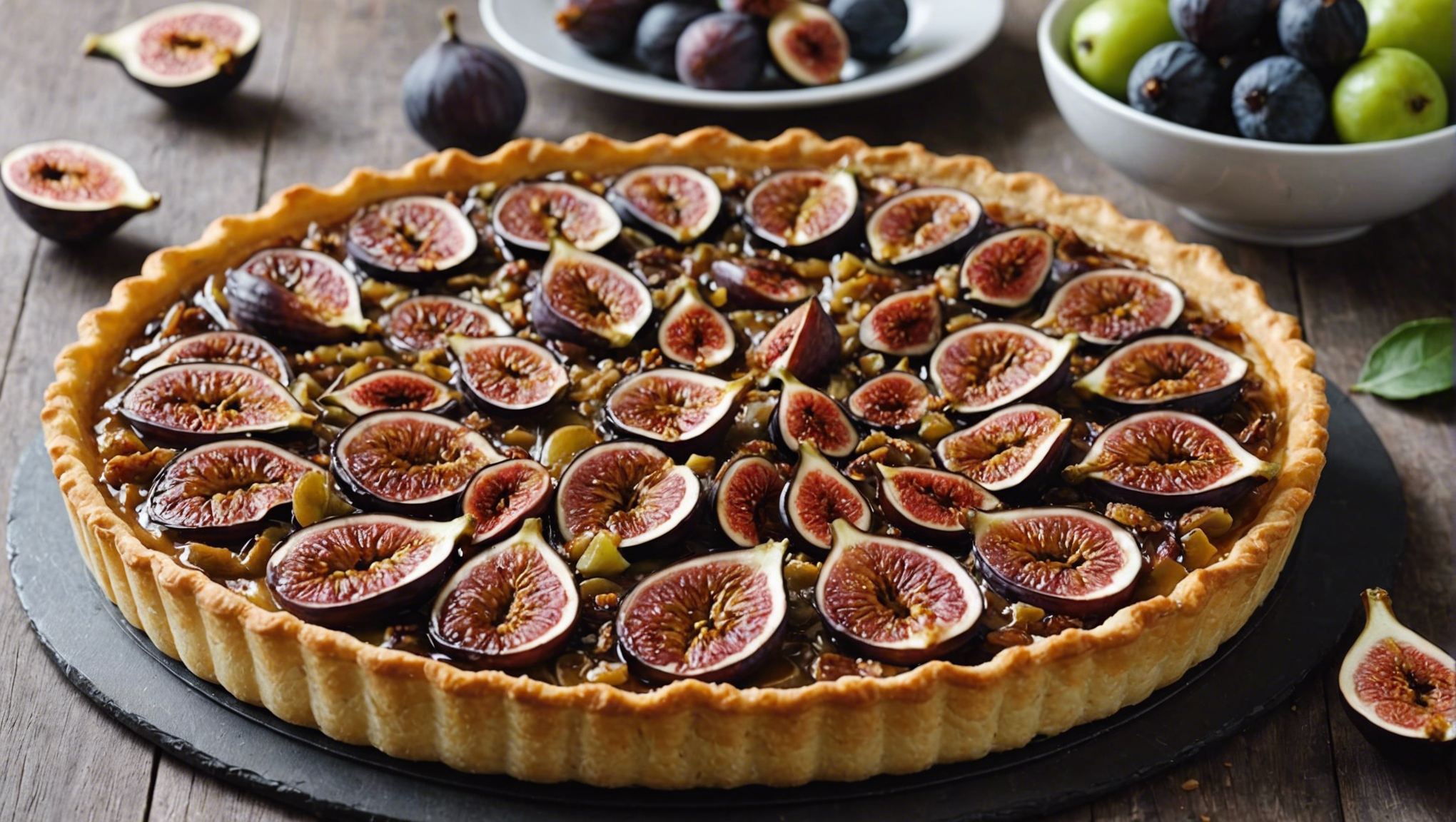 découvrez une délicieuse recette de tarte aux figues avec des figues surgelées. facile à préparer et savoureuse, cette tarte est parfaite pour régaler toute la famille.