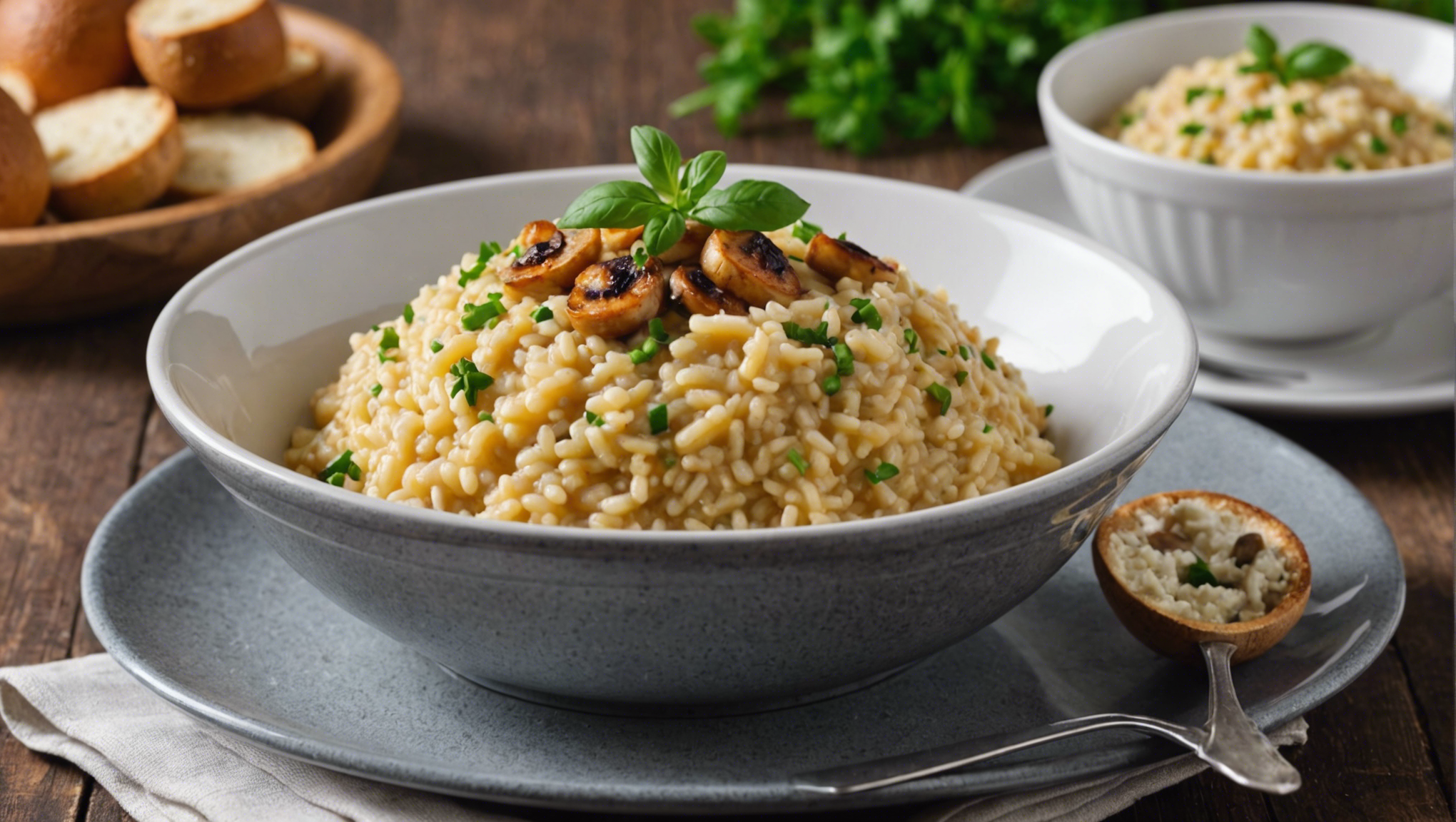 découvrez comment préparer un délicieux risotto crémeux aux champignons avec votre cookeo grâce à cette recette inratable.