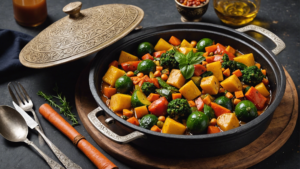 découvrez la recette incontournable du tajine de légumes au four, un plat savoureux et parfumé qui ravira vos papilles