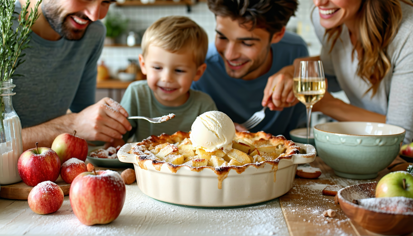partagez un moment gourmand en famille avec notre délicieuse recette de crumble aux pommes et à la rhubarbe. facile à préparer, ce dessert croustillant et savoureux ravira les petits comme les grands. découvrez les astuces pour réussir ce classique de la pâtisserie et créer des souvenirs inoubliables autour de la table.