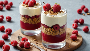 découvrez nos délicieuses verrines aux framboises et spéculoos pour un dessert gourmand et raffiné. faciles à préparer, ces verrines raviront vos papilles et celles de vos convives.