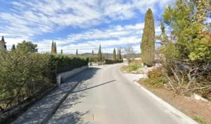The kitchen of Amelie Road Roquefraiche à Lauris